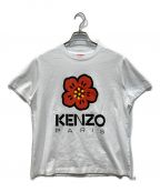 KENZOケンゾー）の古着「ボケフラワープリントTシャツ」｜ホワイト