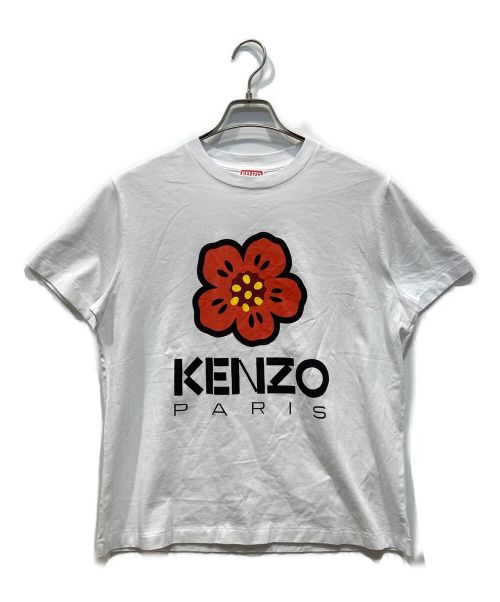 KENZO（ケンゾー）KENZO (ケンゾー) ボケフラワープリントTシャツ ホワイト サイズ:Mの古着・服飾アイテム