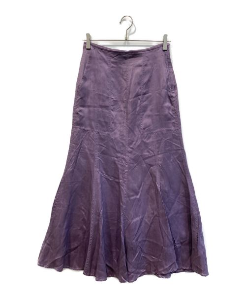 Noble（ノーブル）Noble (ノーブル) ウォッシュドキュプラマーメイドスカート パープル サイズ:38の古着・服飾アイテム