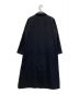 YOHJI YAMAMOTO (ヨウジヤマモト) ステンカラーコート ブラック サイズ:3：19800円