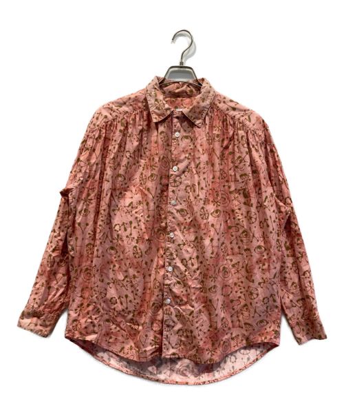 AiE（エーアイイー）AiE (エーアイイー) Painter Shirt - Art Symbol Motif ピンク サイズ:Sの古着・服飾アイテム