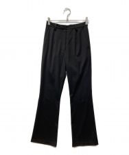 CLANE (クラネ) CENTER PRESS BOOTCUT PANTS ブラック サイズ:2