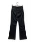 CLANE (クラネ) CENTER PRESS BOOTCUT PANTS ブラック サイズ:2：2980円