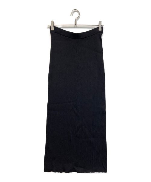 RIVE DROITE（リヴドロワ）RIVE DROITE (リヴドロワ) マルチリブタイトスカート ブラック サイズ:Ｆの古着・服飾アイテム