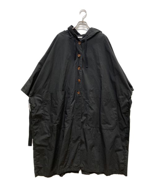 ichi（イチ）ichi (イチ) タイプライタービッグポケットフードコート ブラック サイズ:Fの古着・服飾アイテム