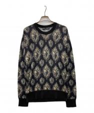DOLCE & GABBANA (ドルチェ＆ガッバーナ) 総柄ニット ブラック サイズ:48