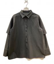 RIM.ARK (リムアーク) Fake denim SH フェイクデニムシャツ グレー サイズ:38