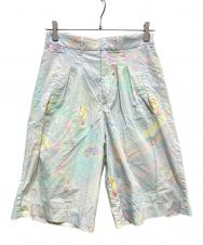 MAISON KITSUNE (メゾンキツネ) LARGE PLEATED ブルー サイズ:36