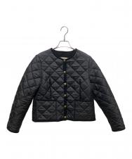 Traditional Weatherwear (トラディショナルウェザーウェア) ノーカラーキルティングジャケット ブラック サイズ:34