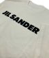 中古・古着 JIL SANDER (ジルサンダー) ロゴプリントTシャツ ホワイト サイズ:M：25800円