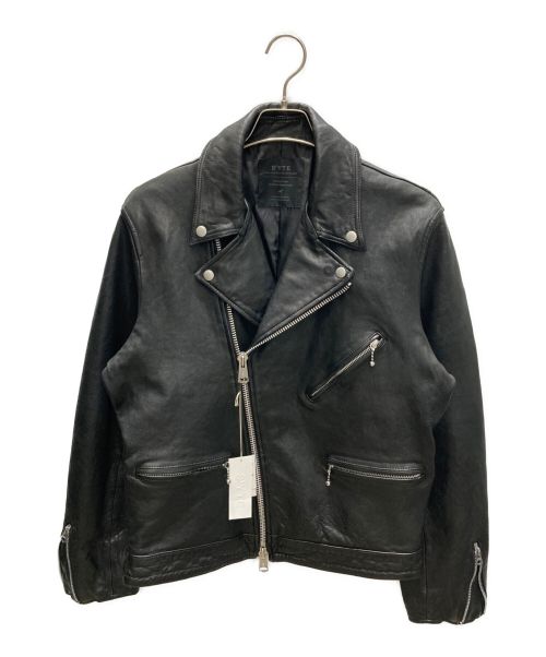s'yte（サイト）s'yte (サイト) シープレザーダブルライダースジャケット ブラック サイズ:3の古着・服飾アイテム