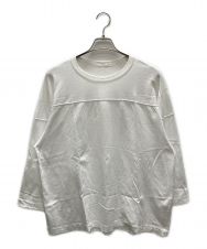 COMOLI (コモリ) フットボールTシャツ ホワイト サイズ:2