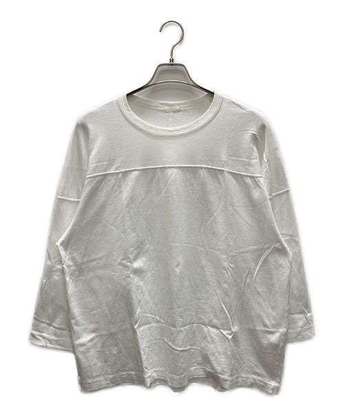 COMOLI（コモリ）COMOLI (コモリ) フットボールTシャツ ホワイト サイズ:2の古着・服飾アイテム
