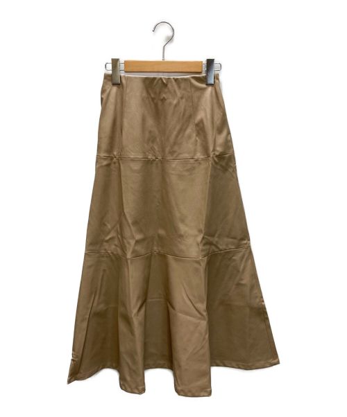 Ron Herman（ロンハーマン）Ron Herman (ロンハーマン) エコレザースカート ベージュ サイズ:XSの古着・服飾アイテム