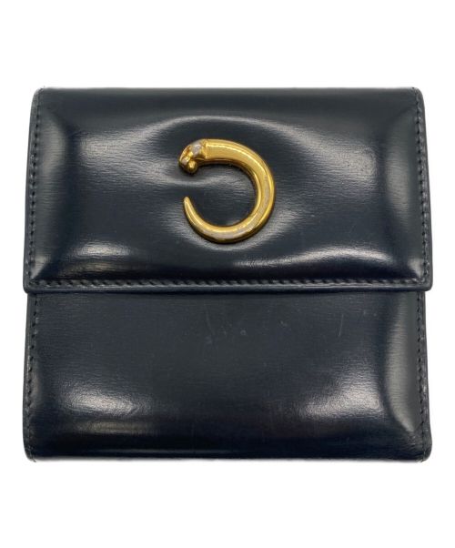 Cartier（カルティエ）Cartier (カルティエ) 3つ折り財布 ブラックの古着・服飾アイテム