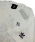 中古・古着 Y's (ワイズ) adidas (アディダス) カクタスフラワープリントTシャツ ホワイト サイズ:XL 未使用品：15000円