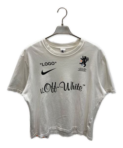 NikeLab（ナイキラボ）NikeLab (ナイキラボ) OFFWHITE (オフホワイト) ビッグスウォッシュTシャツ ホワイト サイズ:Mの古着・服飾アイテム