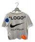 NikeLab (ナイキラボ) OFFWHITE (オフホワイト) ビッグスウォッシュTシャツ ホワイト サイズ:M：8000円