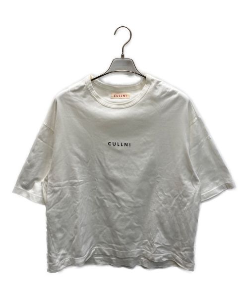 CULLNI（クルニ）CULLNI (クルニ) ロゴ刺繍カットソー ホワイト サイズ:1の古着・服飾アイテム