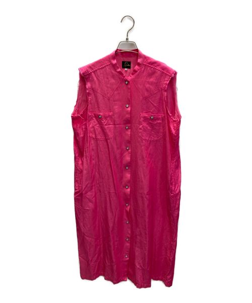 Needles（ニードルズ）Needles (ニードルズ) ノースリーブワンピース ピンク サイズ:2の古着・服飾アイテム