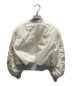 BRAHMIN (ブラーミン) 袖ギャザーMA-1 アイボリー サイズ:38 未使用品：6000円