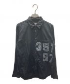 BLACK COMME des GARCONSブラック コムデギャルソン）の古着「ロングスリーブプリントシャツ」｜ブラック