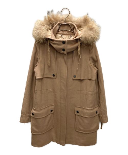 MaxMara（マックスマーラ）MaxMara (マックスマーラ) フーデッドコート ブラウン サイズ:SIZE 40の古着・服飾アイテム