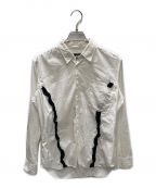 BLACK COMME des GARCONSブラック コムデギャルソン）の古着「デザインシャツ」｜ホワイト×ブラック