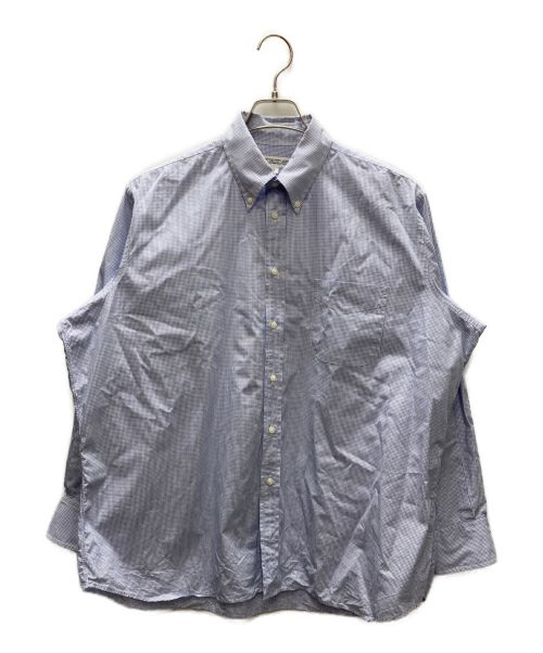 INDIVIDUALIZED SHIRTS（インディビジュアライズドシャツ）INDIVIDUALIZED SHIRTS (インディビジュアライズドシャツ) ボタンダウンシャツ ブルー サイズ:Mの古着・服飾アイテム