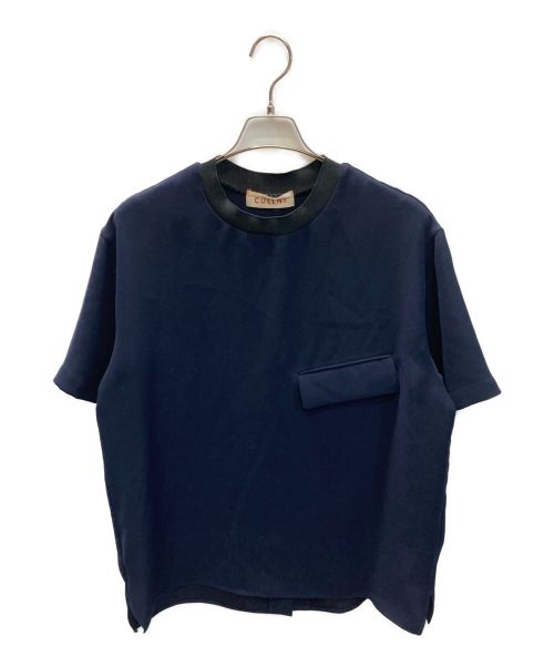 CULLNI（クルニ）CULLNI (クルニ) ジョーゼットプルオーバーTシャツ ネイビー サイズ:Mの古着・服飾アイテム