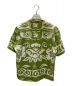 pataloha (パタロハ) アロハシャツ グリーン×ホワイト サイズ:M：8000円