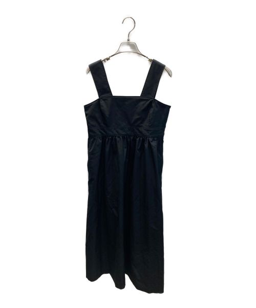 UNITED ARROWS（ユナイテッドアローズ）UNITED ARROWS (ユナイテッドアローズ) タスラン ステッチ キャミワンピース ブラック サイズ:38の古着・服飾アイテム