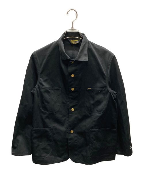 BLUCO WORK GARMENT（ブルコ ワーク ガーメント）BLUCO WORK GARMENT (ブルコ ワーク ガーメント) カバーオール ブラック サイズ:Mの古着・服飾アイテム
