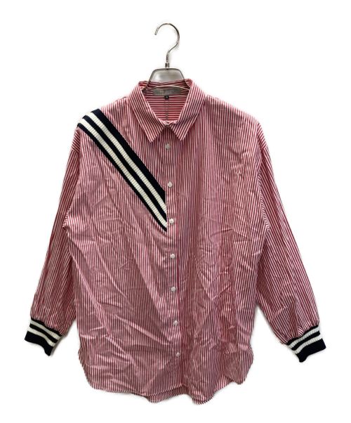 BRAHMIN（ブラーミン）BRAHMIN (ブラーミン) ドッキングストライプシャツ レッド サイズ:M 未使用品の古着・服飾アイテム