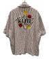 KITH (キス) Boxy Collared Overshirt 'Retro' レッド×ブルー サイズ:L：13000円