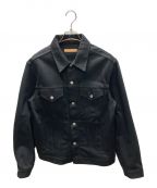 RHC Ron Hermanアールエイチシーロンハーマン）の古着「Black Rigid Jacket/ブラックリジットジャケット」｜ブラック