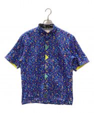 KAWATANI SHIRT (カワタニシャツ) 総柄シャツ ブルー サイズ:L