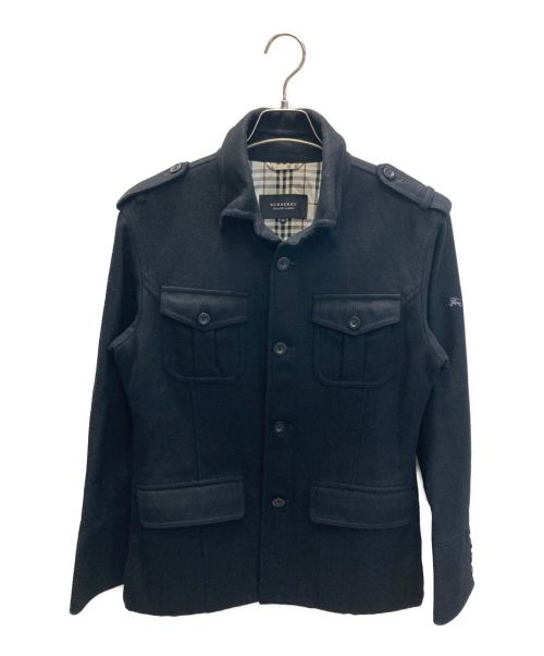 BURBERRY BLACK LABEL（バーバリーブラックレーベル）BURBERRY BLACK LABEL (バーバリーブラックレーベル) ウールジャケット ブラック サイズ:Mの古着・服飾アイテム