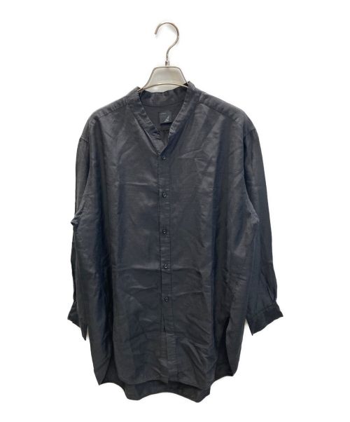 nitca（ニトカ）nitca (ニトカ) 製品染めバンドカラーSH ブラック サイズ:FREEの古着・服飾アイテム