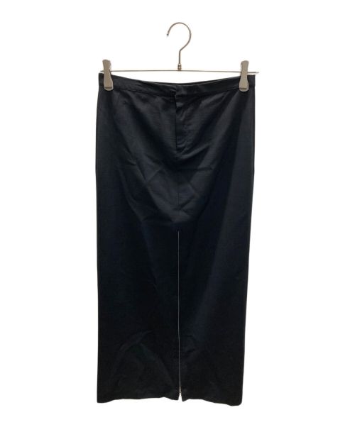 YOHJI YAMAMOTO（ヨウジヤマモト）YOHJI YAMAMOTO (ヨウジヤマモト) ウールロングスカート ブラック サイズ:SIZE 2の古着・服飾アイテム