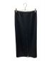 YOHJI YAMAMOTO (ヨウジヤマモト) ウールロングスカート ブラック サイズ:SIZE 2：4480円
