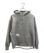 WTAPSダブルタップス）の古着「SEAL POPOVER HOODIE」｜グレー
