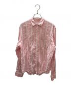 Frank&Eileenフランクアンドアイリーン）の古着「paulストライプシャツ」｜ピンク