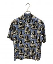 Hysteric Glamour (ヒステリックグラマー) HYSTERIC FICTION アロハシャツ ブルー サイズ:SIZE M