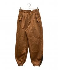 6(ROKU) BEAUTY&YOUTH (ロク ビューティーアンドユース) 製品染めコットンコンバットワークパンツ ブラウン サイズ:SIZE 36