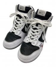NIKE SB Supreme (シュプリーム) Dunk High By Any Means "White Black" ダンク ハイ バイ エニー ミーンズ "ホワイト ブラック" ホワイト サイズ:SIZE 26.5cm