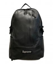 Supreme (シュプリーム) Leather Backpack リュック ブラック サイズ:下記参照