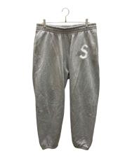SUPREME (シュプリーム) S Logo Sweatpant スウェットパンツ グレー サイズ:XL