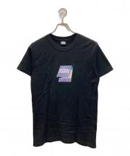 stussy (ステューシー) プリントTシャツ ブラック サイズ:SIZE S