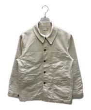 le travailleur gallice (ル・トラヴァイユール・ガリス) LA VESTE モールスキン ワークジャケット アイボリー サイズ:2